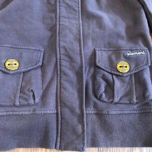 Element skateboards ladies zip up medium vintage amazing buttons and details - Picture 2 of 7